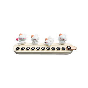 FENGQU | Lovely Female Car Parking Number Plate Move Vehicle Sign