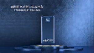 【MY Stock】Powerbank 20000mAh 66W Super Fast Charge With 3 Cable Power Bank LED Display Big Battery Fast Charging 充电宝/移动电源