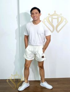 Rds/ Celana Running pendek Running sport Olahraga  warna putih