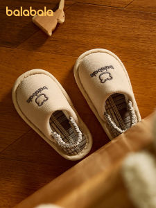 Barbarbar Childrens Linen Slippers Cotton Linen Home Use Spring Autumn Baby Girls Boys Toddler Slippers Breathable EVA Foam Sole
