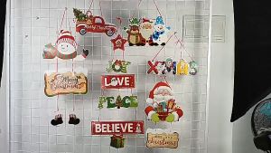 ตกแต่งประตูคริสต์มาสSanta Claus Snowmanแขวนเครื่องประดับสำหรับคริสต์มาสหน้าแรกแขวนประตูจี้ตกแต่งคริสต์มาส 2026