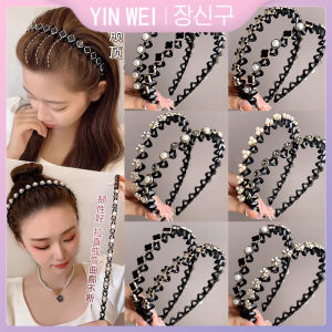 Bang finishing head band teeth anti-skid face hair hairpin headband 2024 new hair band headdress
