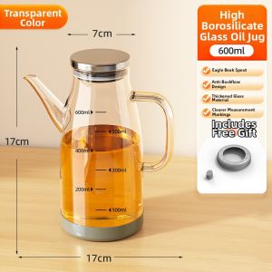 New Glass No Oil Residue Kitchen Bottle