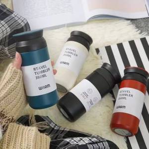กระบอกน้ำสแตนเลสเก็บอุหภูมิ TRAVEL TUMBLER 500ml. กระบอกน้ำสูญญากาศ เก็บความร้อน เก็บความเย็น พกพาสะดวก