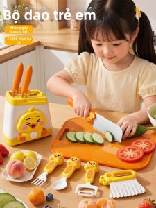 XIDIQI | Bộ Đồ Chơi Dao và Đồ Cắt An Toàn Cho Trẻ Không Làm Thương Tay