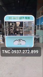 Xe cafe sinh tố nước ép mẫu hot TANNGOCCHAU