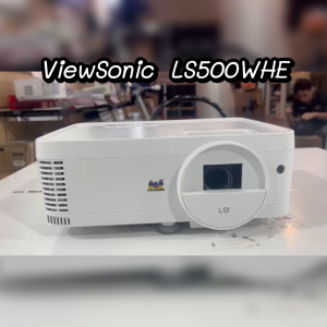 Viewsonic LS500WHE Projector โปรเจคเตอร์ 3000 Ansi Lumens WXGA (HD 16:10 เหมาะสำหรับห้องประชุม/ห้องเรียน อายุยาว 30000 ชม. ใช้งานยาวนาน 10 ปี+ ออกใบกำกับภาษีได้ ประกันศูนย์ 3 ปี)