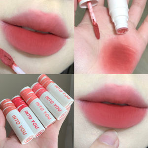 Intoyou Lip Mud Em17 Mirror ลิปสติกตัวละครหลักลิปกลอสกํามะหยี่ พื้นผิว Dual-purpose Lip และ Cheek Color Enhancer