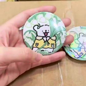 线条小狗吧唧徽章二次元谷子马口铁胸针可爱书包挂件生日礼物diyLine puppy smack badge anime millet tin brooch cute schoolbag pendant birthday gift diy