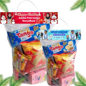 Tas plastik snack ultah isi 25 pcs ukuran 25x40x0.3 cm+ desain foto ( kirim biodata lengkap via chat toko)plastik snack ultah/tas plastik souvenir/plastik bingkisan/plastik ulang tahun