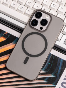 Ốp Lưng iPhone 17/16 pro Magsafe Ice Fog PC Bảo Vệ Từ Tính Thời Trang Bảo Vệ Sạc Ốp Lưng Điện Thoại Di Động