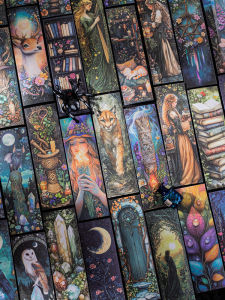 Magic Scroll Magic Paper Sticker Retro Artistic Handmade Decorative Background Base High Aesthetic Value Scrapbooking