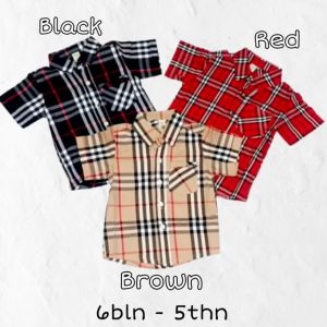 KEMEJA ANAK LAKI IMPORT MURAH LENGAN PENDEK KOTAK