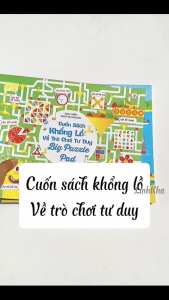 Cuốn Sách Khổng Lồ Về Trò Chơi Tư Duy Dành Cho Trẻ Em Từ 5 Tuổi ( Lẻ Từng Cuốn - Trọn Bộ 4 Cuốn) Vizibook
