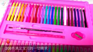 CRAYON 208 PCS / CRAYON WARNA WARNI / PENCIL WARNA / ALAT MENGGAMBAR SHENAR