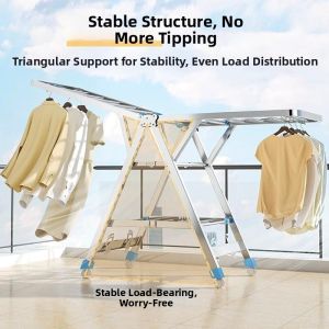 Movable Drying Rack Stainless Steel