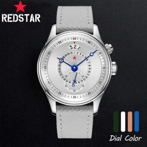 Red Star 40mm Premium Mens Watch with Seagull ST1716 Movement 3ATM Waterproof Calendar Automatic Mechanical Watch for Men