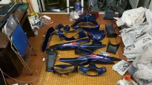 Bộ vỏ nhựa xe máy Fu1 hàng Việt Nam loại 1 màu Dương