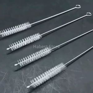 [1Pcs] Stainless Steel Straw Brush Baby Feeding Bottle Straw Cleaning Brush Multipurpose Berus Straw Botol Bayi