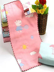 Cotton Gauze Adult Face Towel Pure Cotton For Home Kids Cartoon Facecloth Square Small Tower for Adults Towel