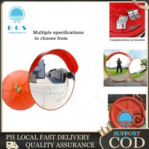 COD* 45/60/75CM CONVEX MIRROR Outdoor Traffic Wide-Angle LensBlind Spot Mirors-Bh Conveax Road Mirror Traffic Driveway Safety Wide Angie Security Curved Indoor and Outdoor
