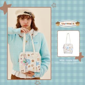 VANWALK | Design Fashionable Small Audience Crossbody Bag Polka Dot