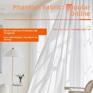Translucent But Not See-Through Thick Sheer Curtain