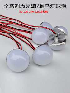 Waterproof LED Half round Small Bubble Light 12V 5V 24V Low Voltage Makeup Desk Advertisement Sign Running Horse Lamp Colorful Point Source