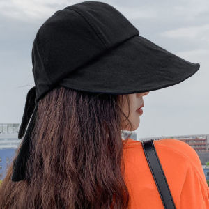 UV Protection Summer Hat Black Butterfly Bow Fishermans Hat