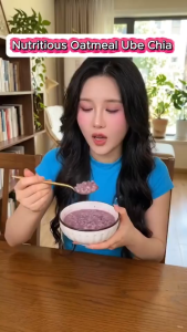 [BUY 1 GET 1] Nutritious Oatmeal Ube Chia Seed Smoothie | High Fiber Antioxidant Superfood Drink