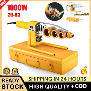 ⭐️【High Quality+In Stock】⭐️Pipe Welding Machine 1000W Pipeline Welding Iron Plastic Welding PB/PP/PP/PPR Pipe Heating Heat Melt Tool 63type Abrasive