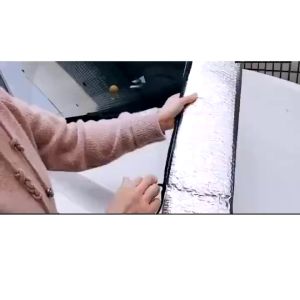 Foldable Car Windshield Visor Shutter Front & Rear Window Sunshades Sun Protection & Heat Shield