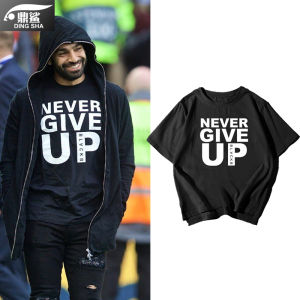 DINGSHA | Never Give Up Salah Edition Football Fan T-Shirt