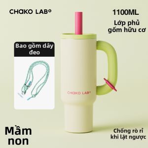 CHAKOLAB | Ly Tách Gốm Lớn Có Lớp Cách Nhiệt