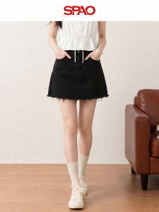 spao | High Waist Slimming A-Line Short Skirt
