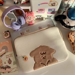 South Korea Ins Style iPad Cosmetics Bag Female Protective Sleeve Liner Bag Pro11-Inch 14-Inch Notebook Tablet PC Bag