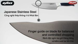 Dao bếp Zyliss Comfort Santoku knife 18cm/ 7" - Switzerland since 1951