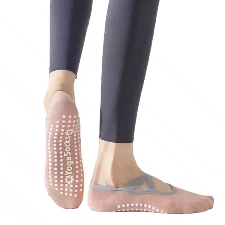 Cotton Yoga Socks Non-Slip Grip Low Cut Design Perfect for Yoga Pilates Dance & Daily Wear