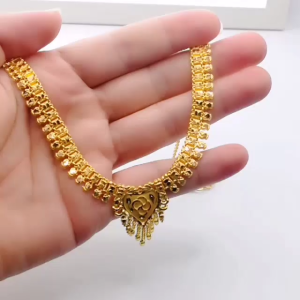 Rantai Leher Bombay Design Indian 11.10G Emas 916 Yon Hing