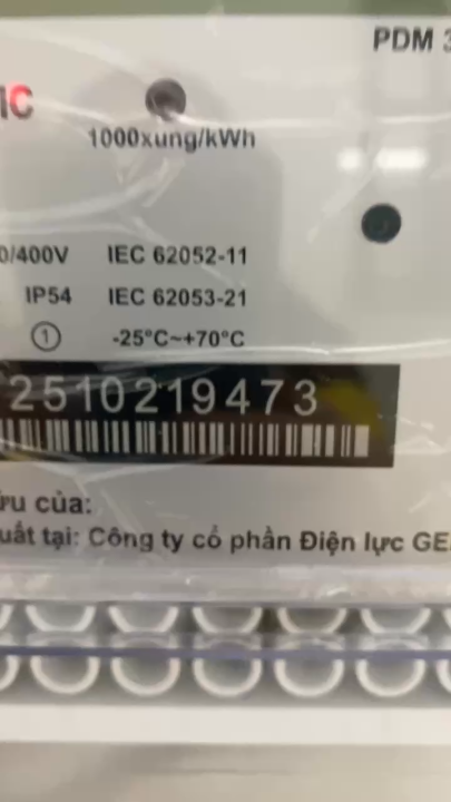 [Chính hãng] [Ảnh thật] Công tơ điện tử 3 pha 4 dây ME-43 Chính Hãng EMIC