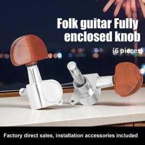 IRIN | IRIN Acoustic Guitar Tuning Pegs Machine Head Knobs 3L 3R 6 Strings Acoustic Guitar Tuners Knobs Guitar Parts & Accessories