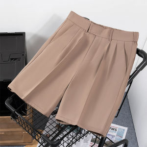 Quần Short Công Sở Nam Mùa Hè Mỏng 2025 Phong Cách Mới Quần Tây Ống Đứng Rộng Rãi Thường Ngày Quần Dài Năm Điểm