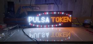LED sign/tulisan lampu PULSA TOKEN