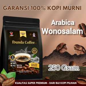 Ibunda Coffee - Biji Kopi Bubuk Arabica Wonosalam Original 150 gram - Kopi Asli Khas Pegunungan Wonosalam Kualitas Premium - Kopi Arabika Kualitas Grade A