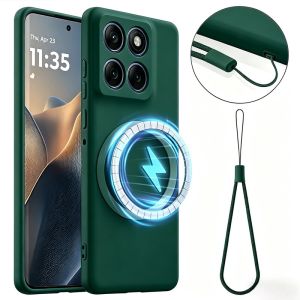 Liquid Silicone Skin Feel Magnetic Shell For MOTO Edge 70 Fusion + 60 Ultra 50 Neo Pro G67 G77 G86 Power G56/66J/Y Protect Cover