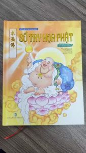 Sổ tay Họa Phật song ngữ - chữ Hán chữ Việt  in mờ - vừa chép Kinh vừa tô hình Phật in mờ khổ A5 bìa cứng chepkinh.vn
