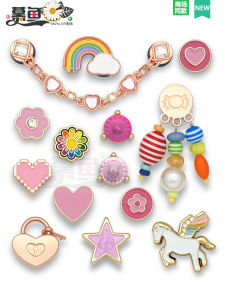 Sweet Metal Shoe Buckle Decorative Hole Hole Shoe Accessories Fun Diamond Candy Pink Cute DIY Shoe Clips Shoe Charms