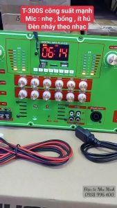MẠCH LOA KÉO CÔNG SUẤT LỚN T-300S - TIẾNG MIC CỰC HAY - DÙNG THÙNG LOA ĐÔI 50 / 40