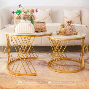 Meja Couple Industrial / Meja Industrial Minimalis / Meja Motif Cantik