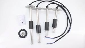 RYSJM | 240-33ohm Stainless Steel Sensor Water / Fuel Level Sensor Fuel Sending Unit Tank For Car Level Gauge Indicator With NBR Float